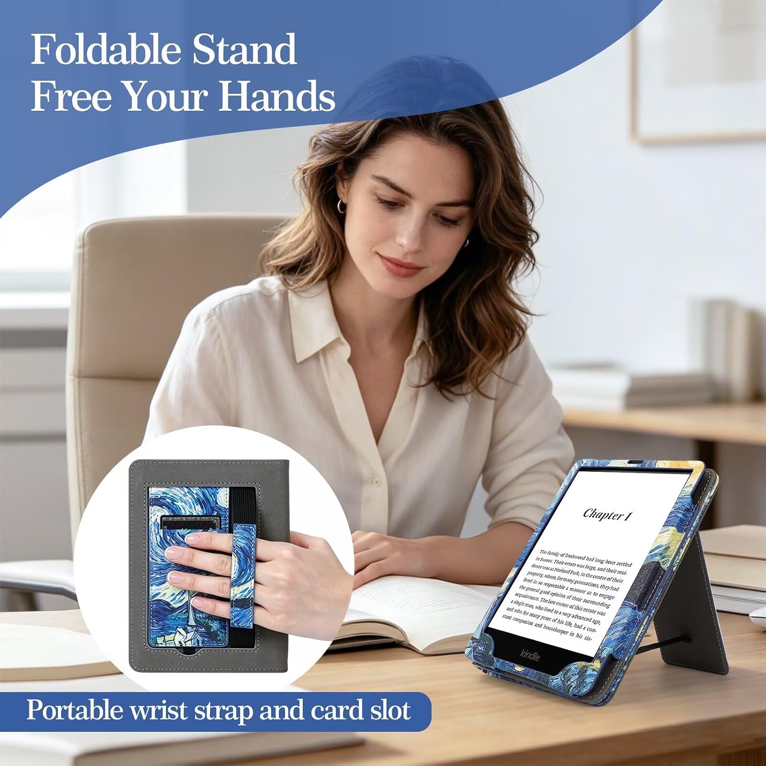 ESTUCHE PARA KINDLE PAPERWHITE 7'/6.8' MONSDIRECT 12/11 GENERACIÓN 2024 2021 - 5