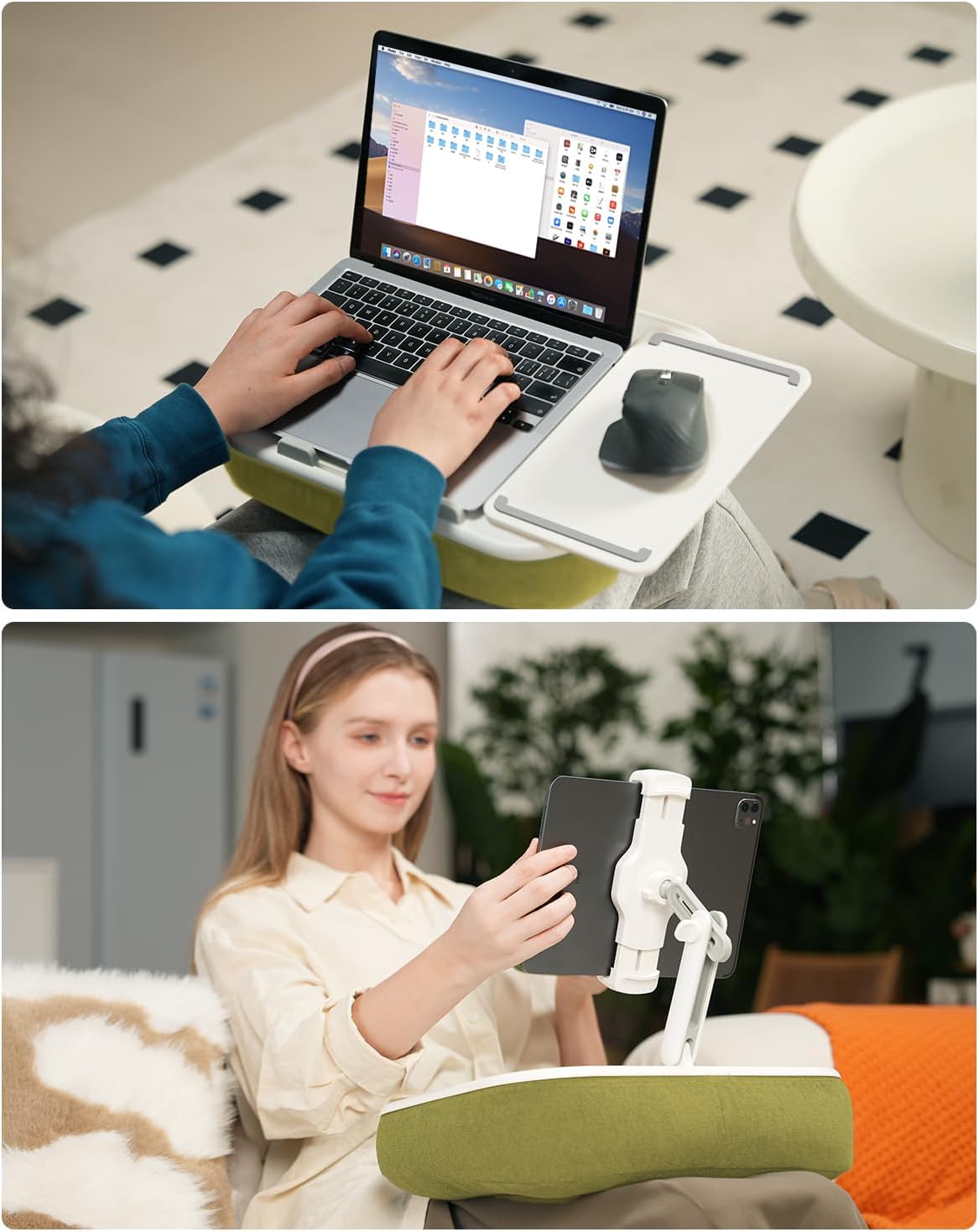 SOPORTE PARA KINDLE VIOZON CON ALMOHADILLA Y BASE PARA LAPTOP - 3