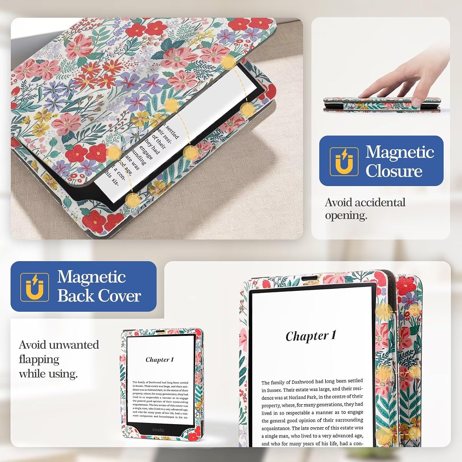 ESTUCHE PARA KINDLE PAPERWHITE 7'/6.8' MONSDIRECT 12/11ª GENERACIÓN 2024/2021 - 4