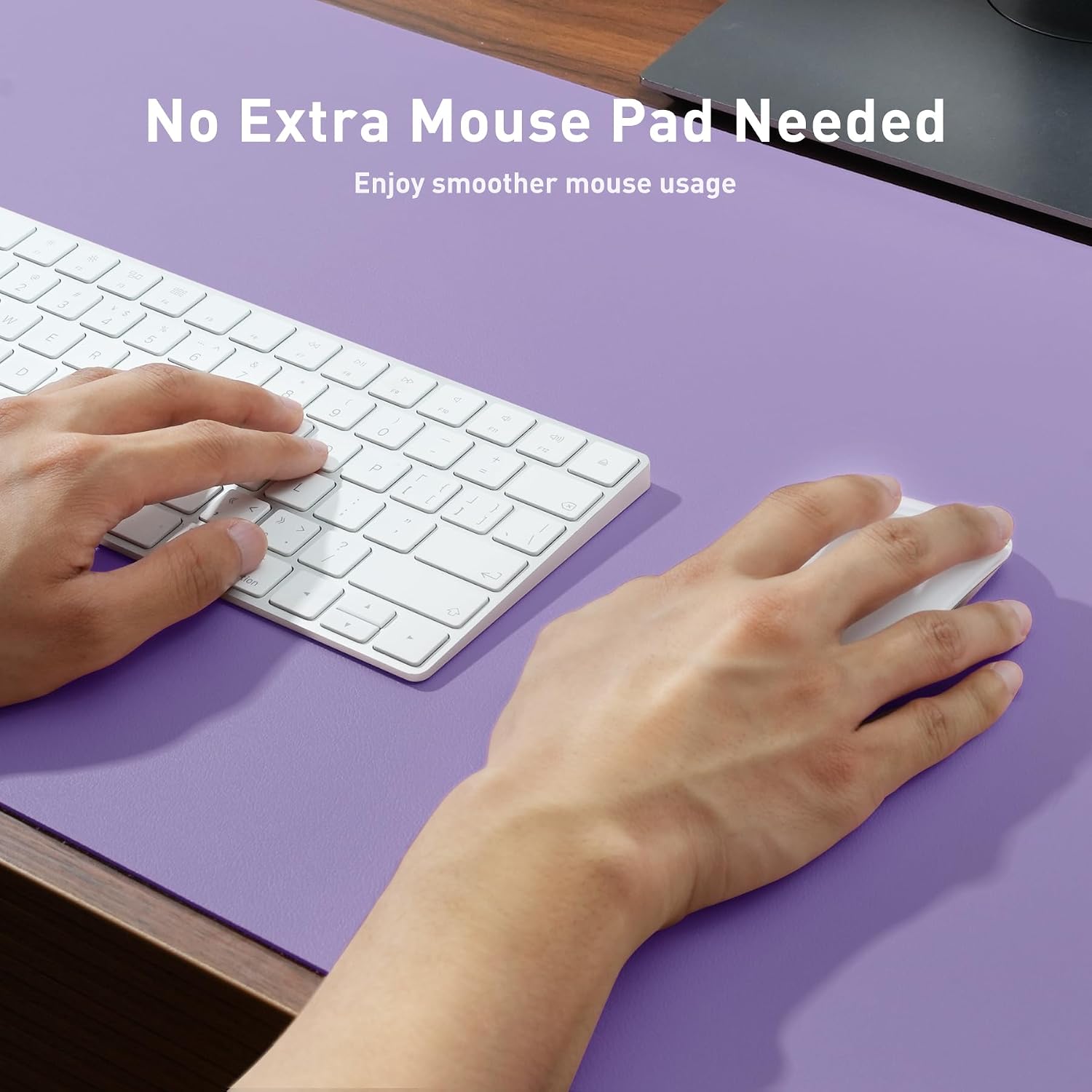 MOUSE PAD AOTHIA FAUX LEATHER DESK MAT LAVANDA 60 X 35 CM - 4