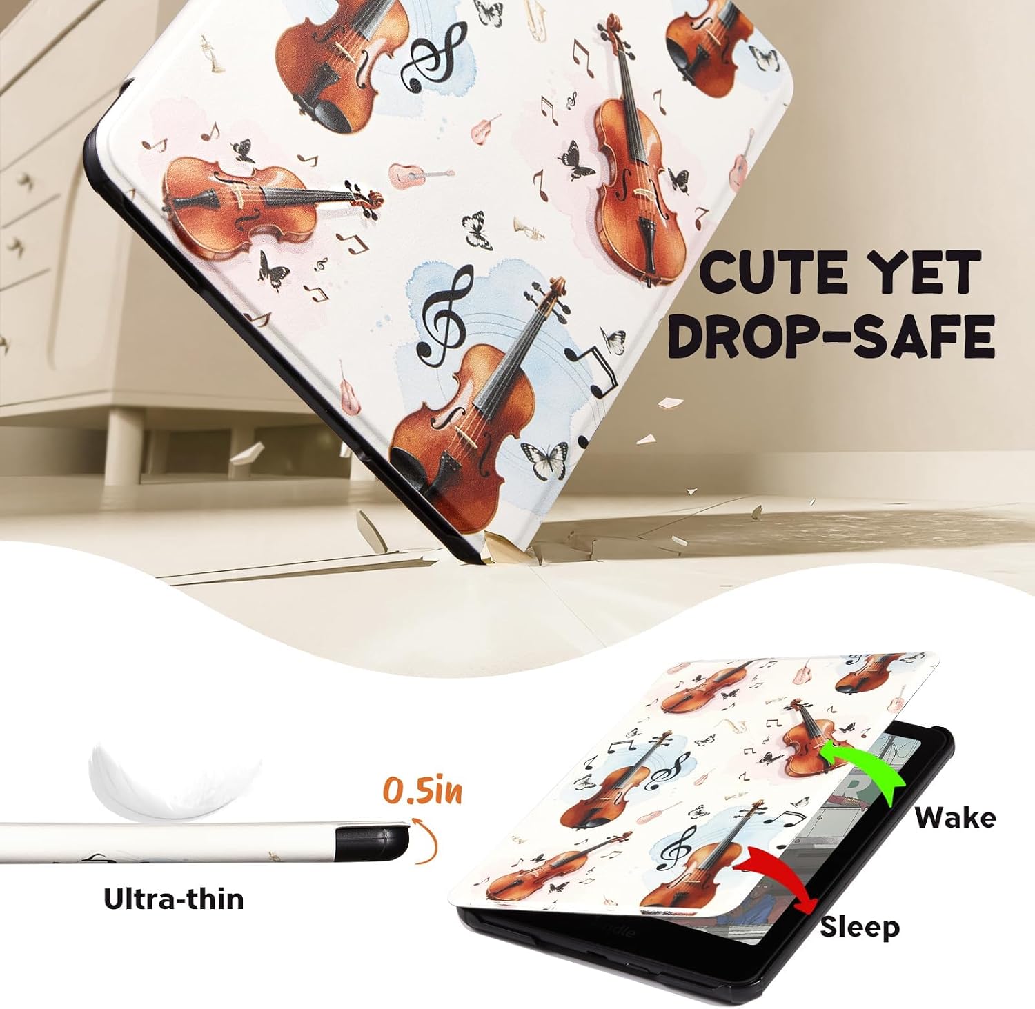 ESTUCHE COBAK STAND PARA KINDLE PAPERWHITE Y KINDLE COLORSOFT 7' 12ª GEN 2024 - 5
