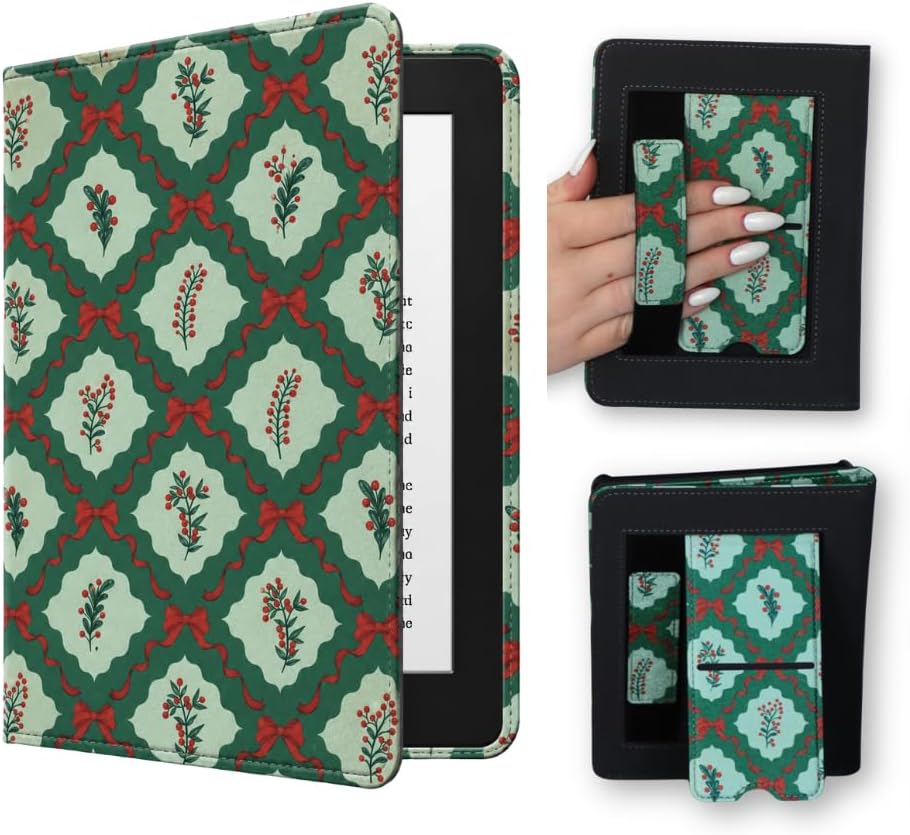 ESTUCHE PARA KINDLE LASH NEXT DOOR LOVE TO READ CON SOPORTE Y CORREA DE MANO - 3