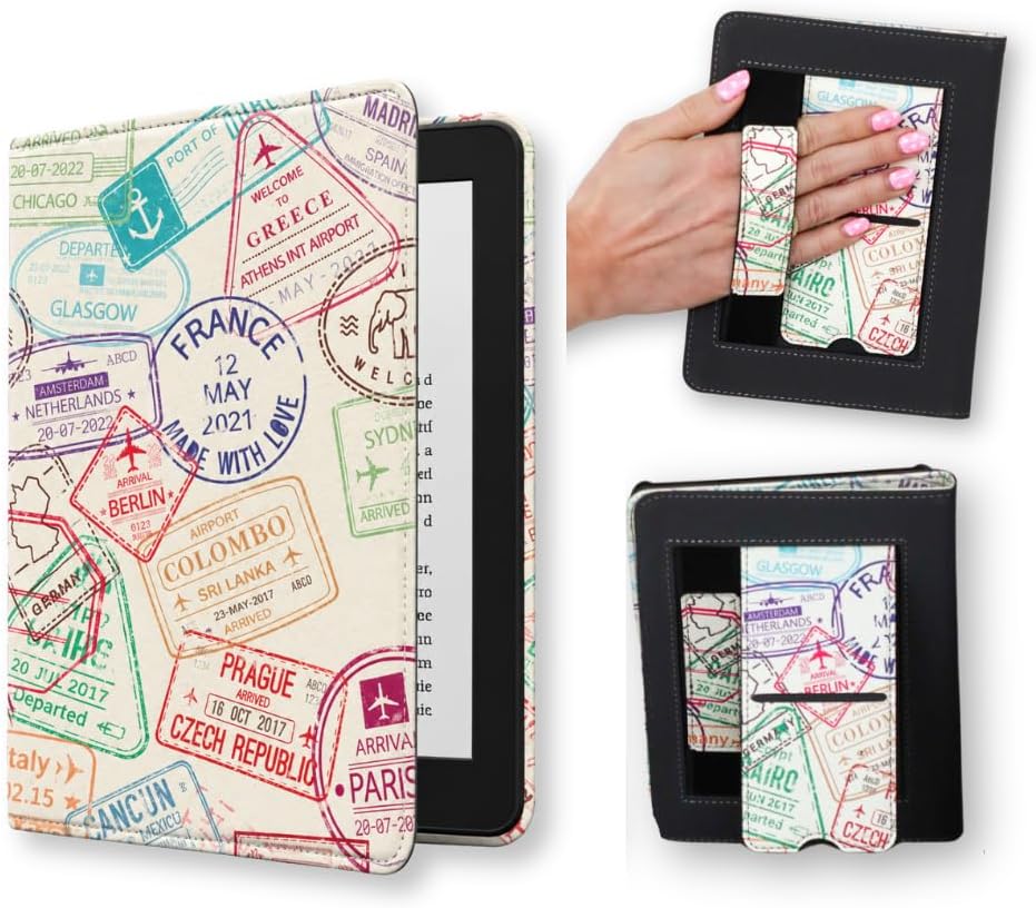 ESTUCHE PARA KINDLE LASH NEXT DOOR AIRPLANE MODE 12TH GEN CON CORREA Y SOPORTE - 1