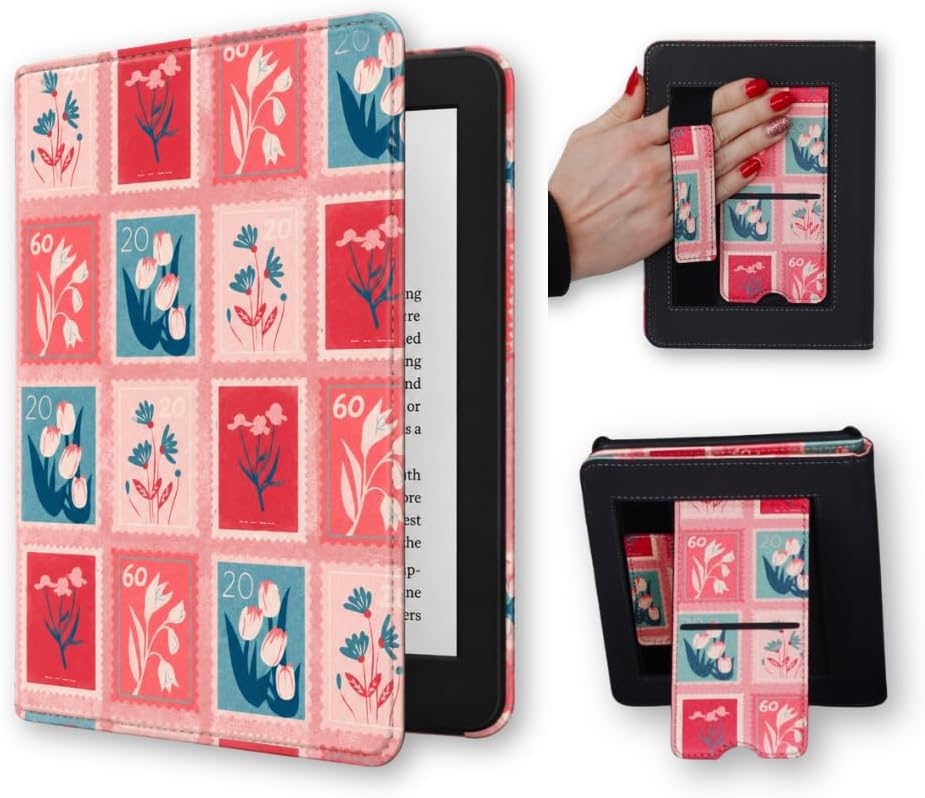 ESTUCHE PARA KINDLE LASH NEXT DOOR SEND ME A POSTCARD 11TH GEN CON SOPORTE Y CORREA - 1