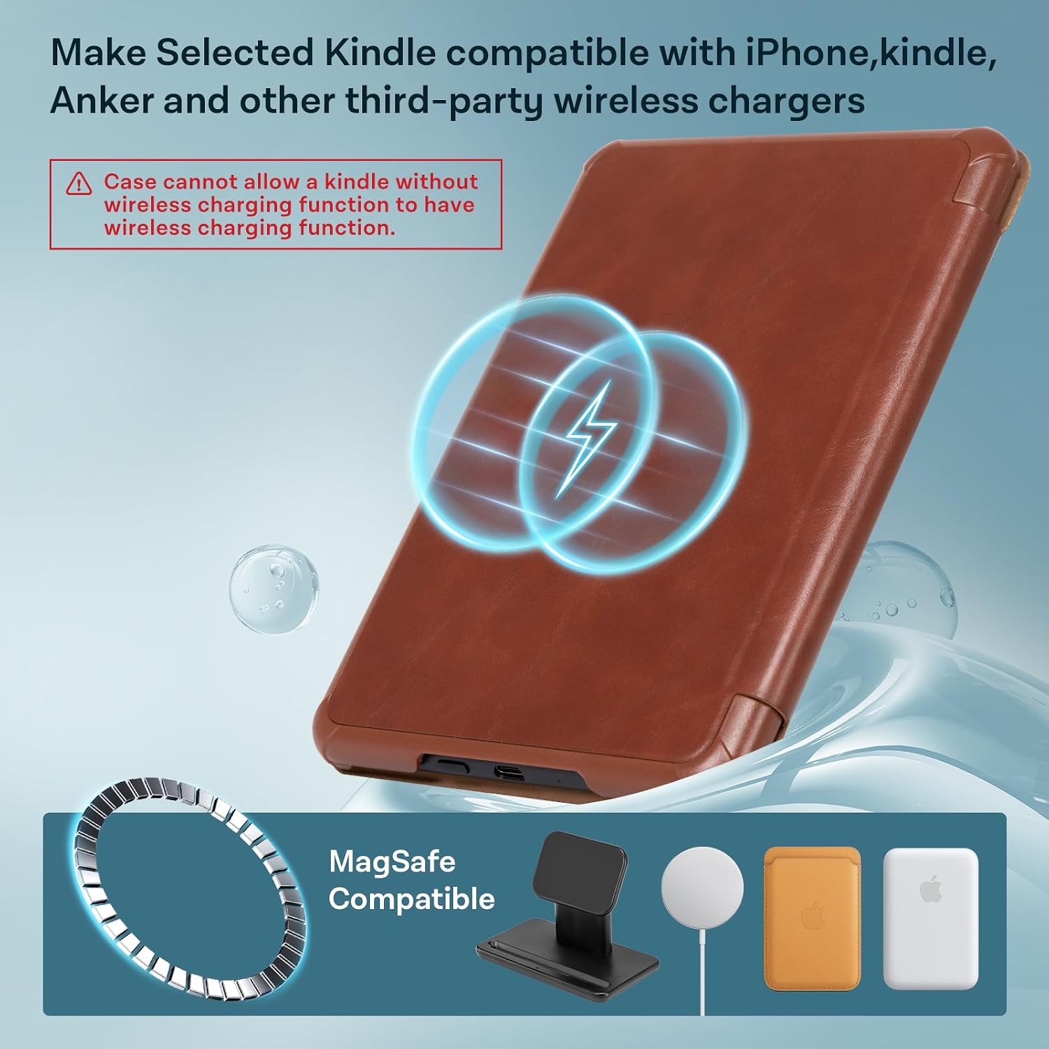 FUNDA PARA TABLET COBAK 7 PULGADAS BORDE MARRÓN - 5