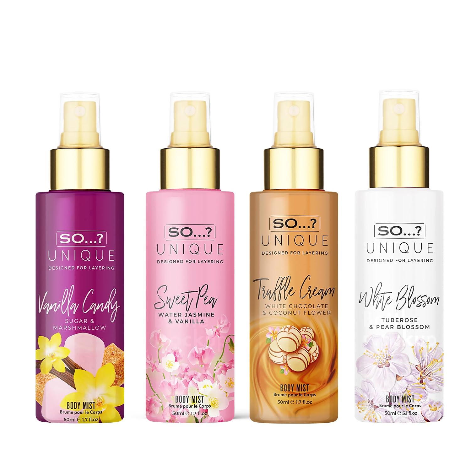 SET DE BODY MIST SO...? UNIQUE 4 UNIDADES - 2