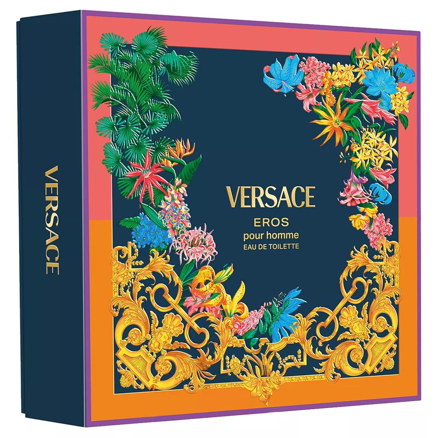 SET DE FRAGANCIAS VERSACE EROS PARA HOMBRE 100 ML EAU DE TOILETTE + 150 ML GEL DE DUCHA + 5 ML MINI EAU DE TOILETTE - 3