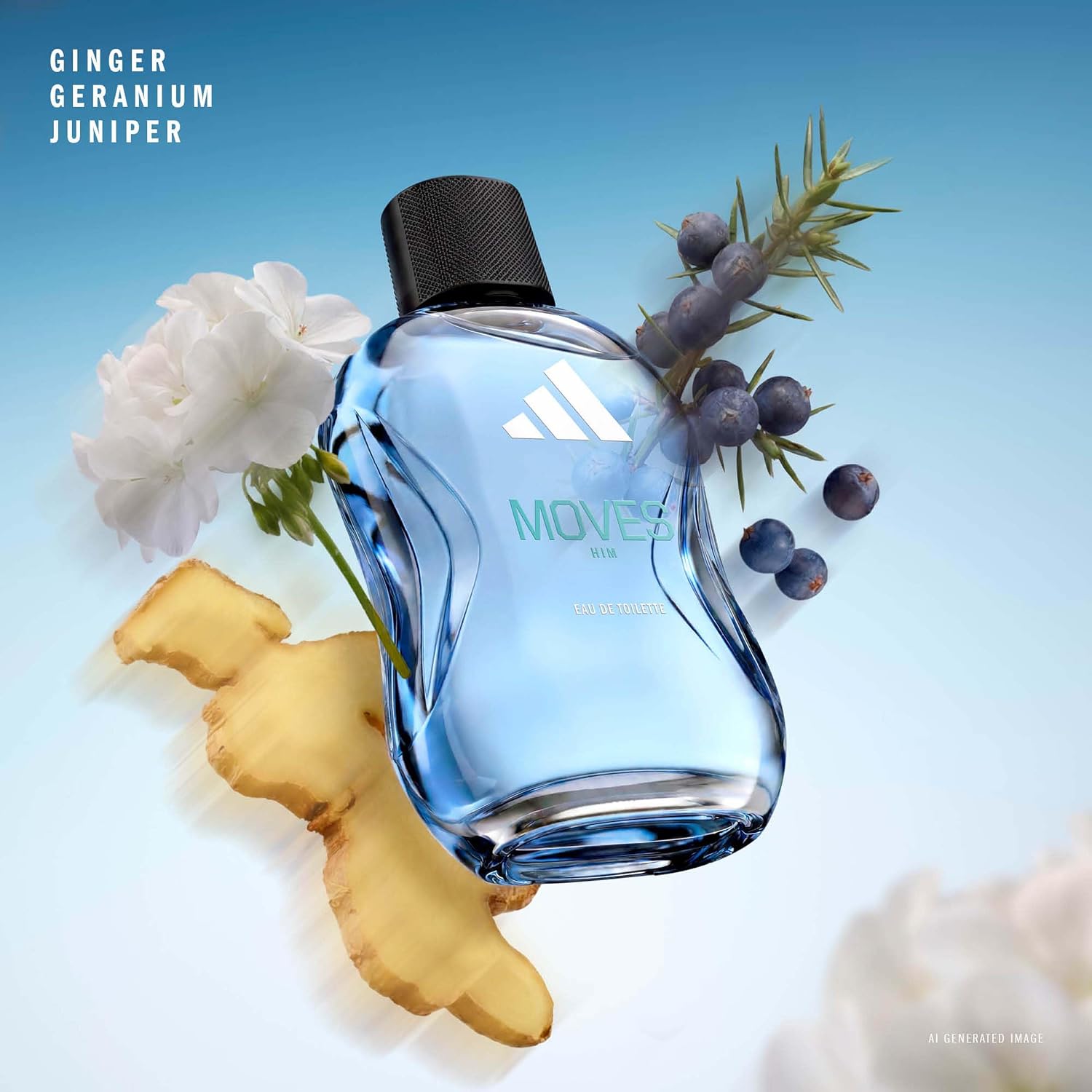 SET DE FRAGANCIAS ADIDAS MOVES FOR HIM EAU DE TOILETTE 50ML Y BODY FRAGRANCE 75ML - 2