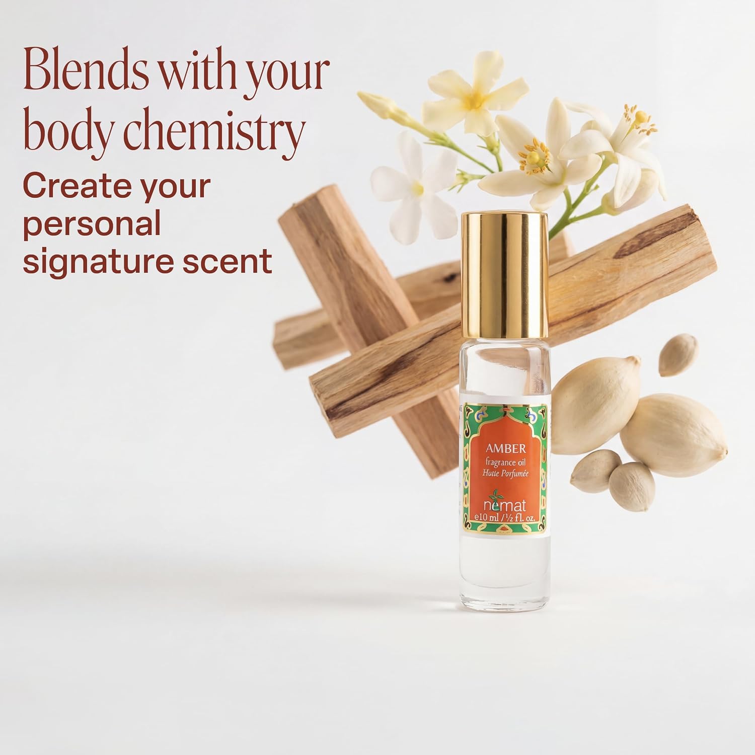 PERFUME EN ACEITE NEMAT AMBER ROLL-ON 2 UNIDADES 10 ML - 4