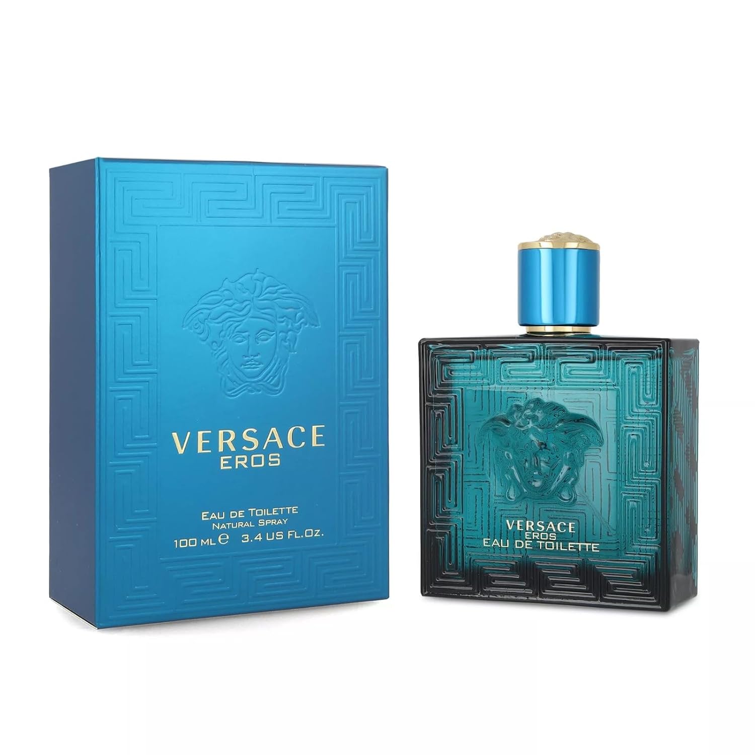 PERFUME VERSACE EROS FOR MEN 100 ML EAU DE TOILETTE SPRAY - 3