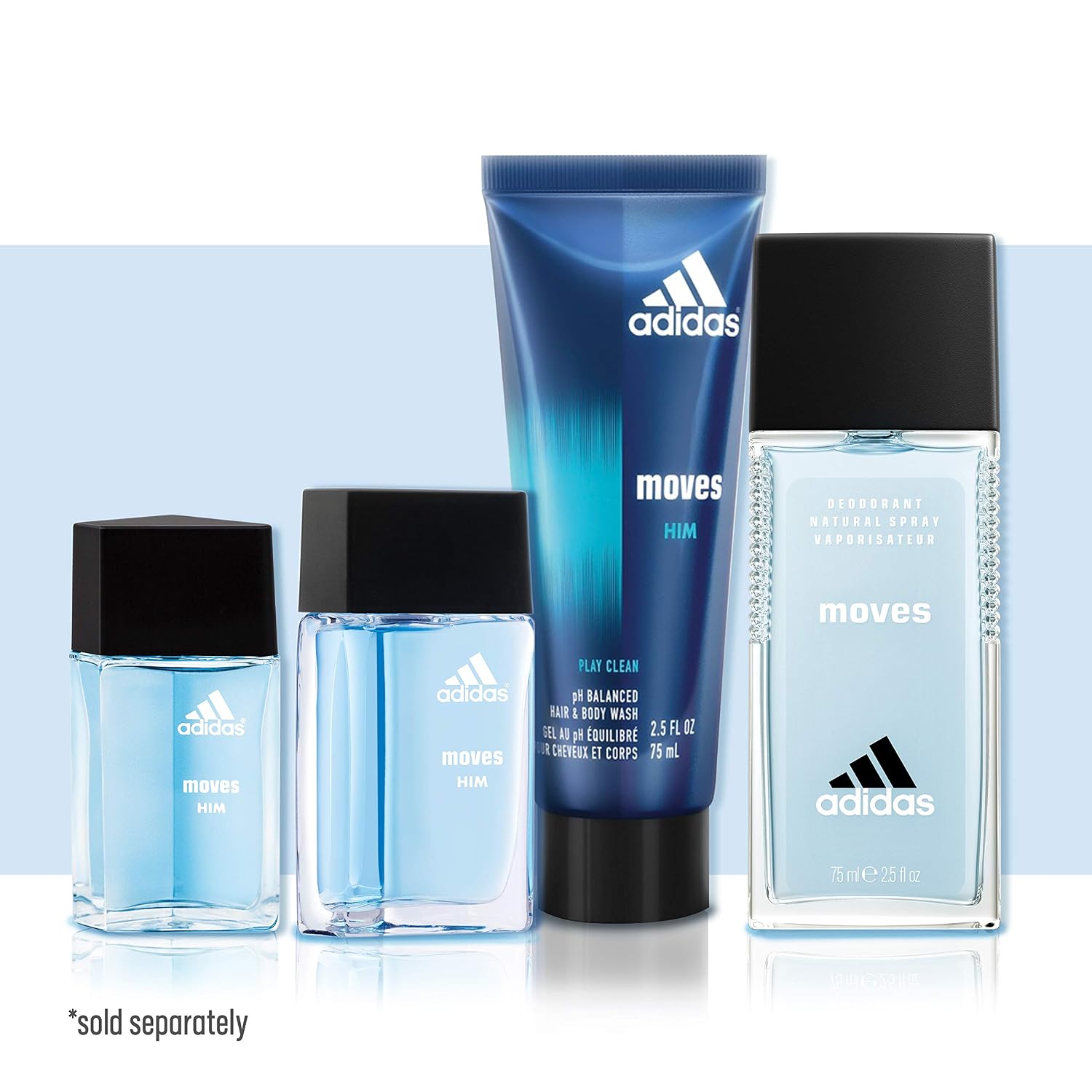 PERFUME ADIDAS MOVES FOR MEN EAU DE TOILETTE 50 ML PACK 2 - 5