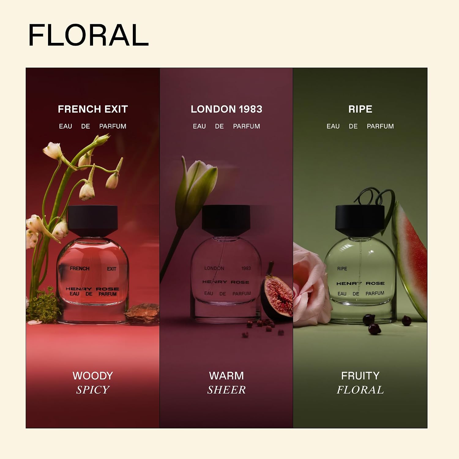 PERFUME HENRY ROSE LONDON 1983 EAU DE PARFUM UNISEX 50 ML - 5