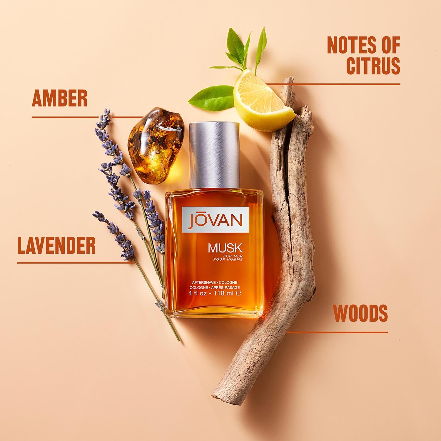 AFTERSHAVE JOVAN MUSK FOR MEN 240 ML - 2