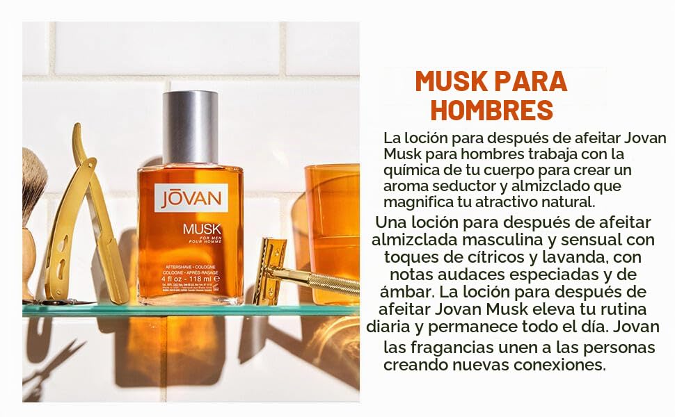 AFTERSHAVE JOVAN MUSK FOR MEN 240 ML - 4