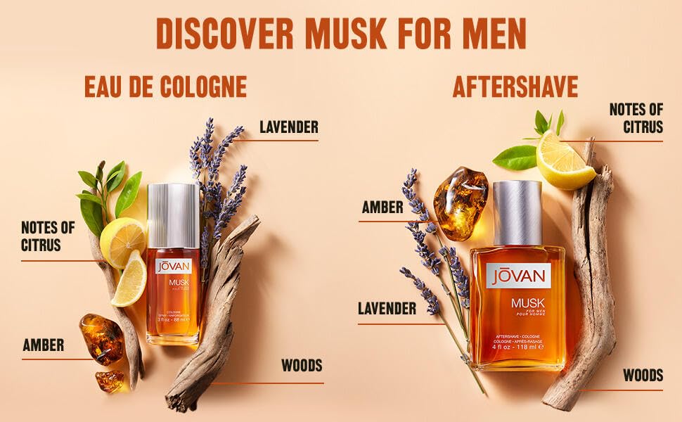 AFTERSHAVE JOVAN MUSK FOR MEN 240 ML - 5