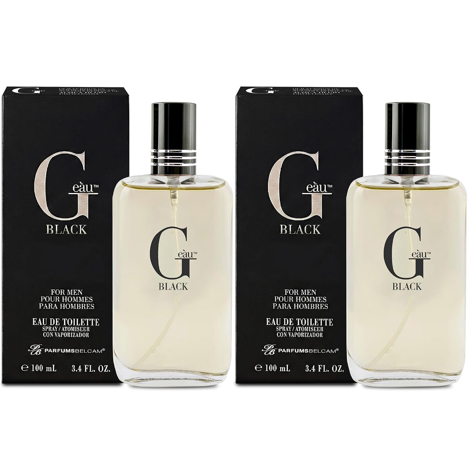PERFUME BELCAM BEAUTY G EÀU BLACK EAU DE TOILETTE PARA HOMBRE 100 ML PACK 2 - 1