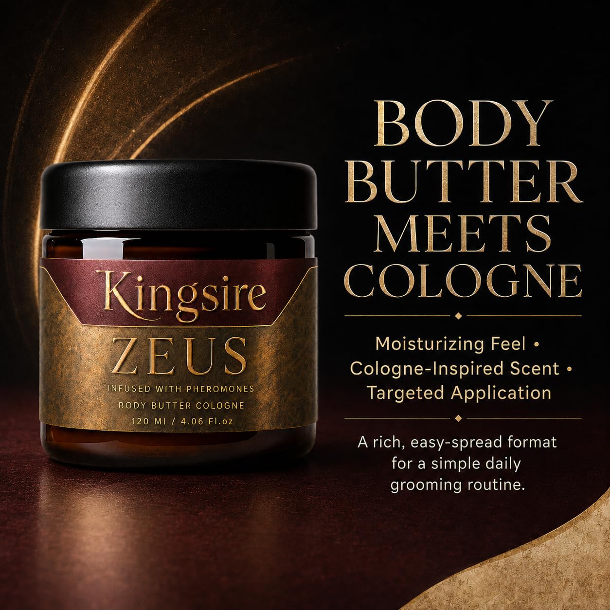 PERFUME BODY BUTTER KINGSIRE PARA HOMBRE 120ML - 2