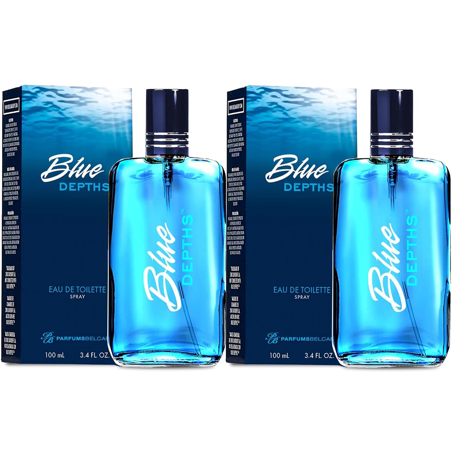 PERFUME BELCAM BEAUTY BLUE DEPTHS EAU DE TOILETTE PARA HOMBRE 100 ML PACK 2 - 1