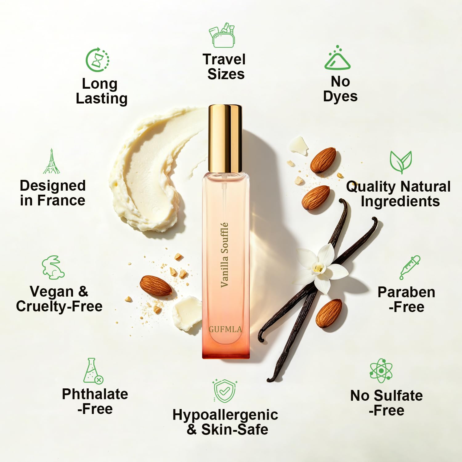 PERFUME PARA MUJER GUFMLA VANILLA 15ML - 5