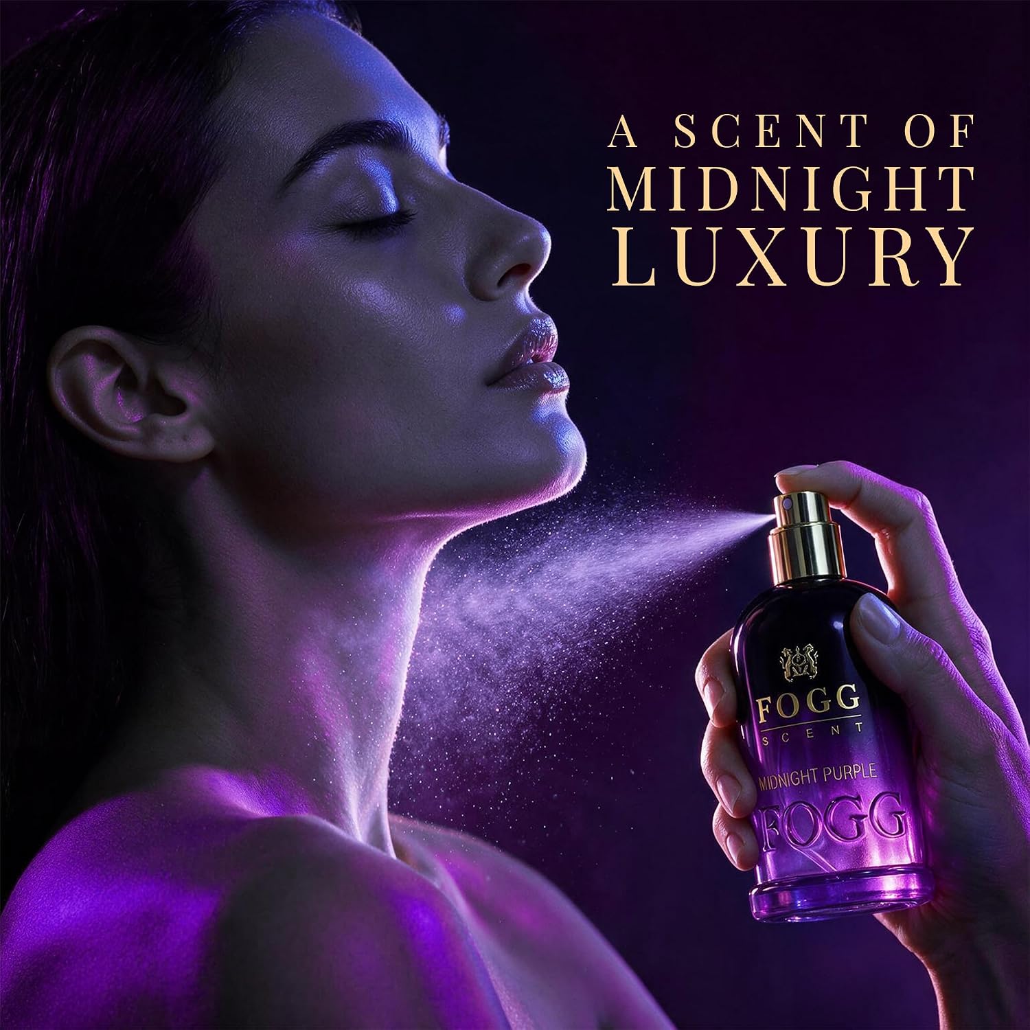 PERFUME FOGG MIDNIGHT PURPLE EAU DE PARFUM MUJER 100ML - 3