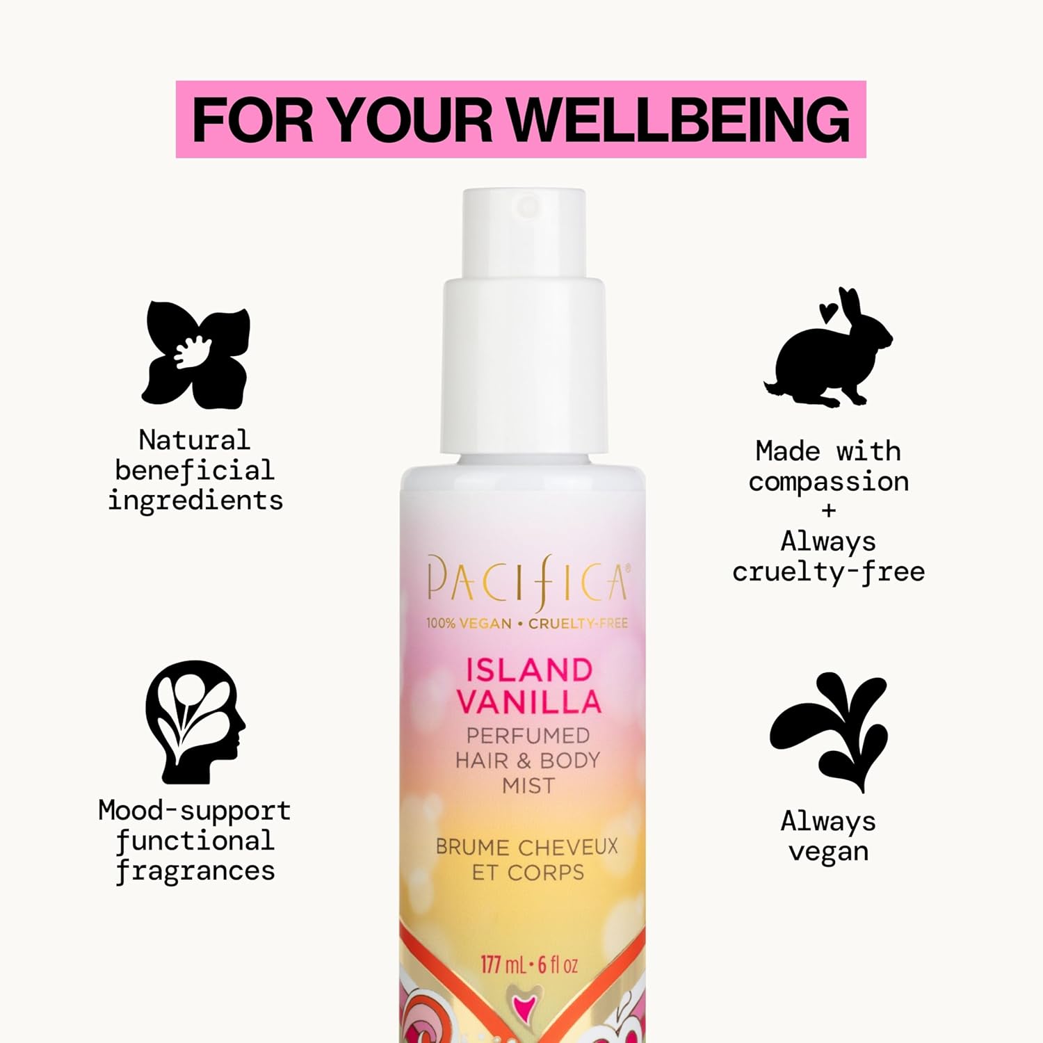 SPLASH CORPORAL PACIFICA MINI ISLAND VANILLA 60 ML PARA MUJER - 4