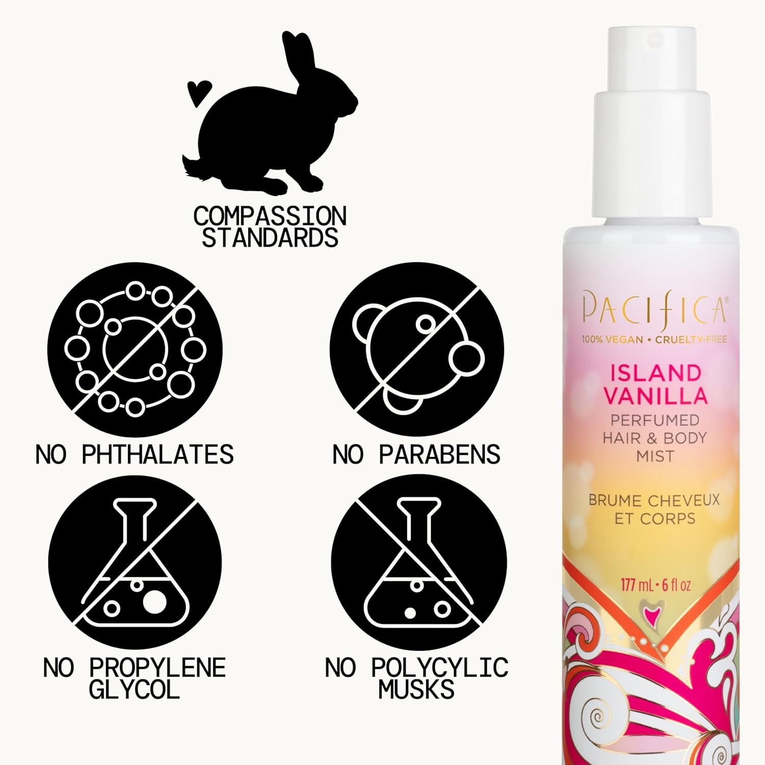 SPLASH CORPORAL PACIFICA MINI ISLAND VANILLA 60 ML PARA MUJER - 5