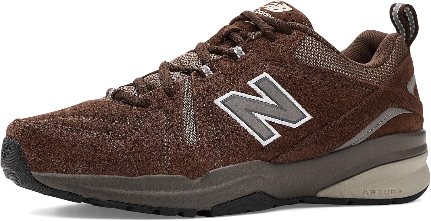 ZAPATILLAS DEPORTIVAS NEW BALANCE 608 V5 HOMBRE MARRÓN BLANCO - 1