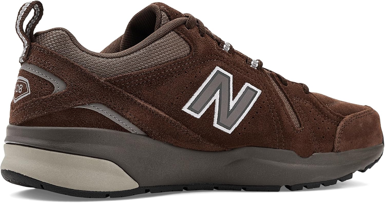 ZAPATILLAS DEPORTIVAS NEW BALANCE 608 V5 HOMBRE MARRÓN BLANCO - 3