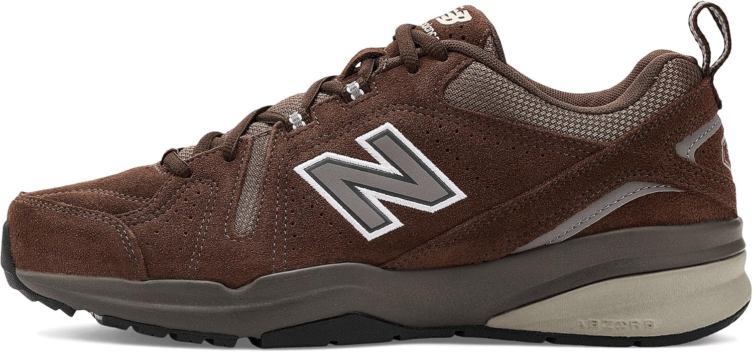 ZAPATILLAS DEPORTIVAS NEW BALANCE 608 V5 HOMBRE MARRÓN BLANCO - 4
