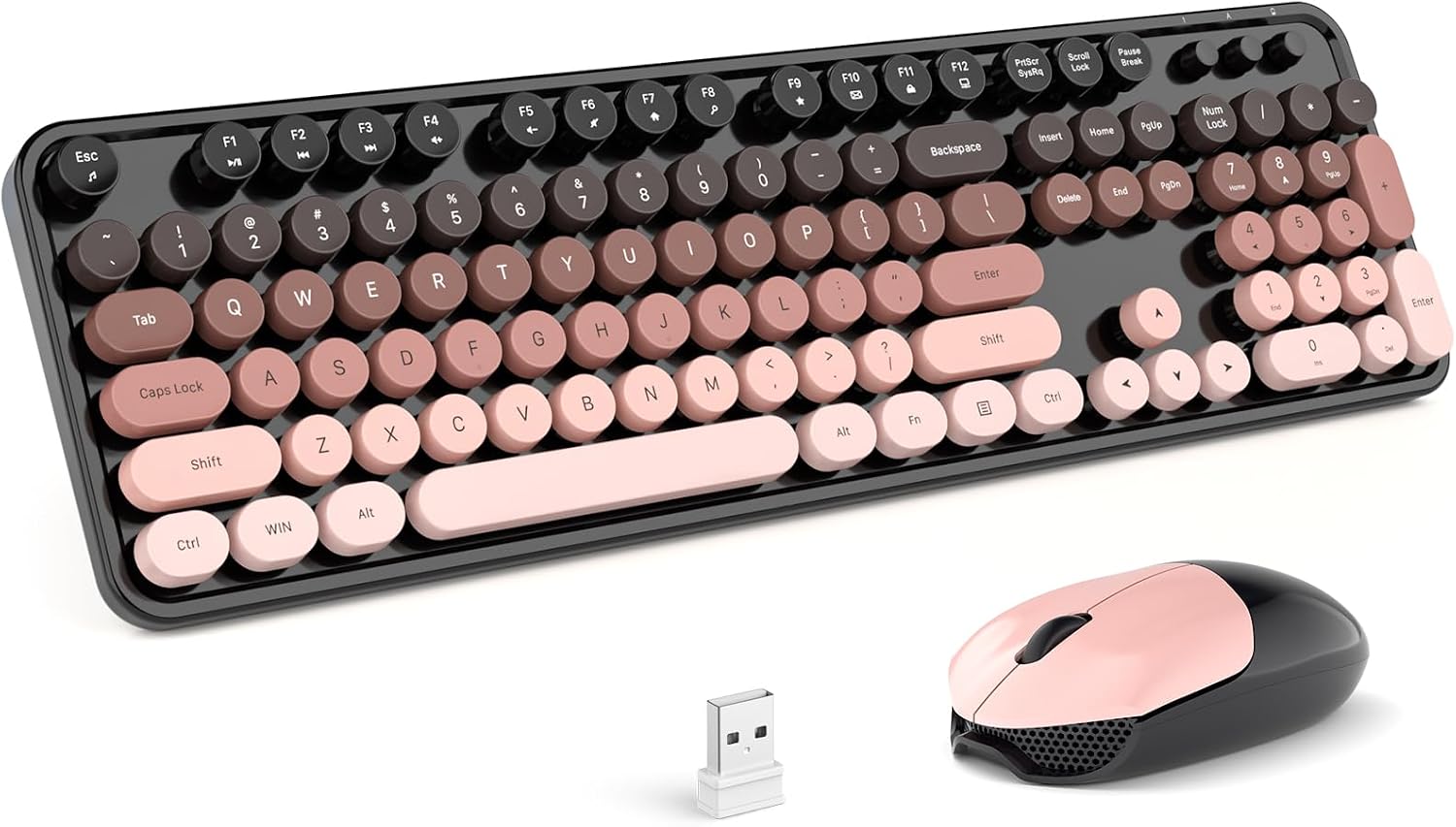 KIT DE TECLADO Y MOUSE INALÁMBRICO MOFII BLACKBERRY GRADIENT - 1