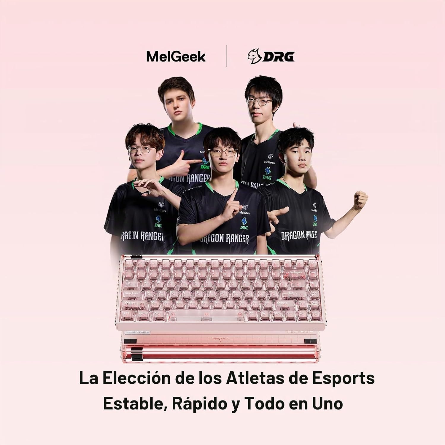 TECLADO MELGEEK MADE84 ULTRA+ CON CABLE Y SWITCHES MAGNÉTICOS HALL EFFECT - 2