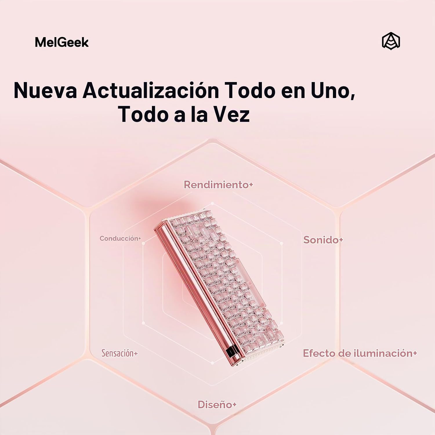 TECLADO MELGEEK MADE84 ULTRA+ CON CABLE Y SWITCHES MAGNÉTICOS HALL EFFECT - 5