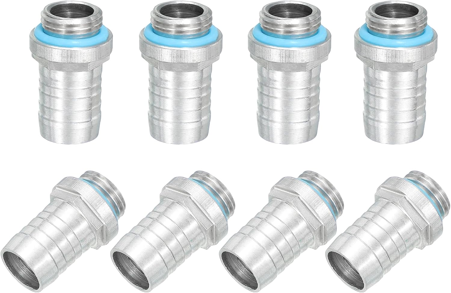 CONECTORES PARA REFRIGERACIÓN LÍQUIDA UXCELL G1/4 CON BOQUILLA DE 13MM OD PACK 8 - 1