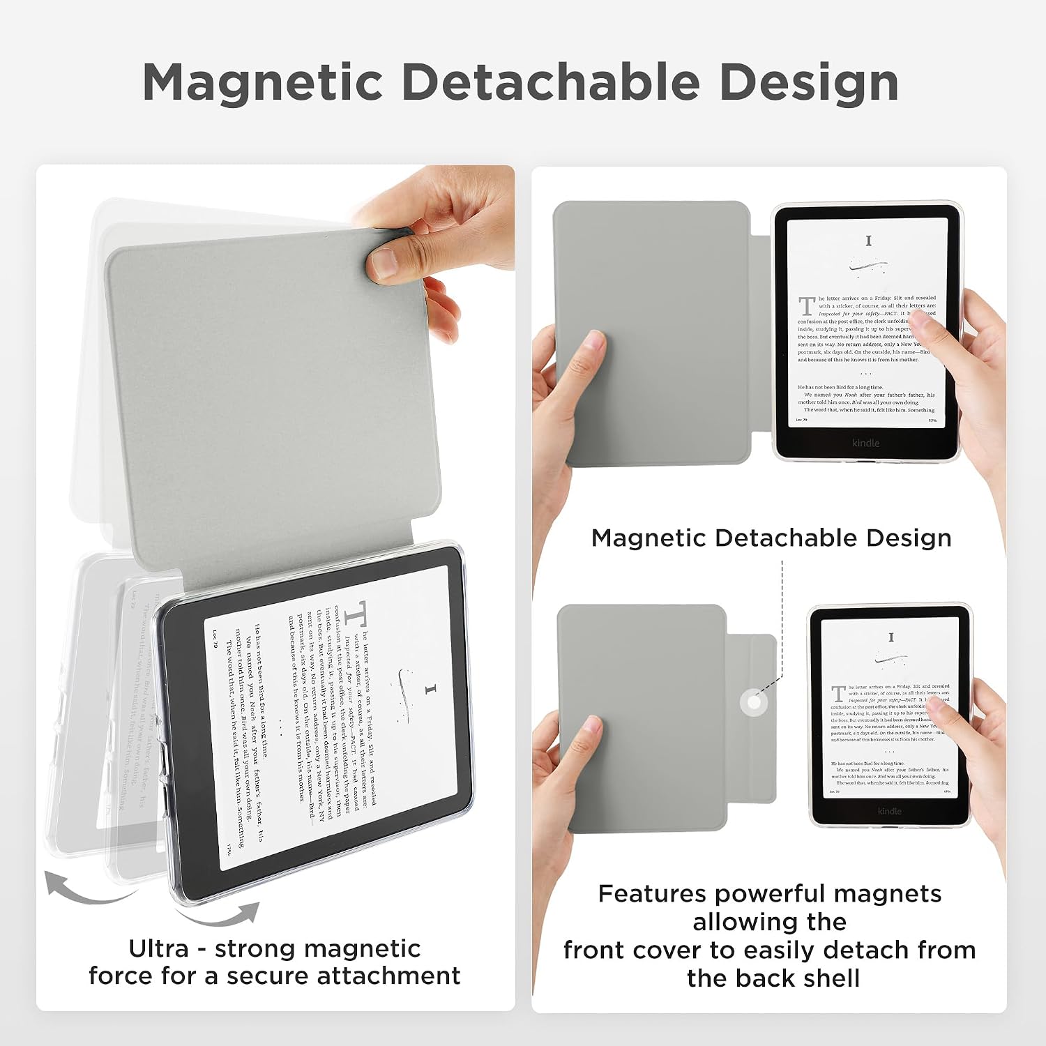 ESTUCHE SESENSE MAGNETIC PARA KINDLE PAPERWHITE 7'' 12ª GEN 2024 Y COLORSOFT - 3