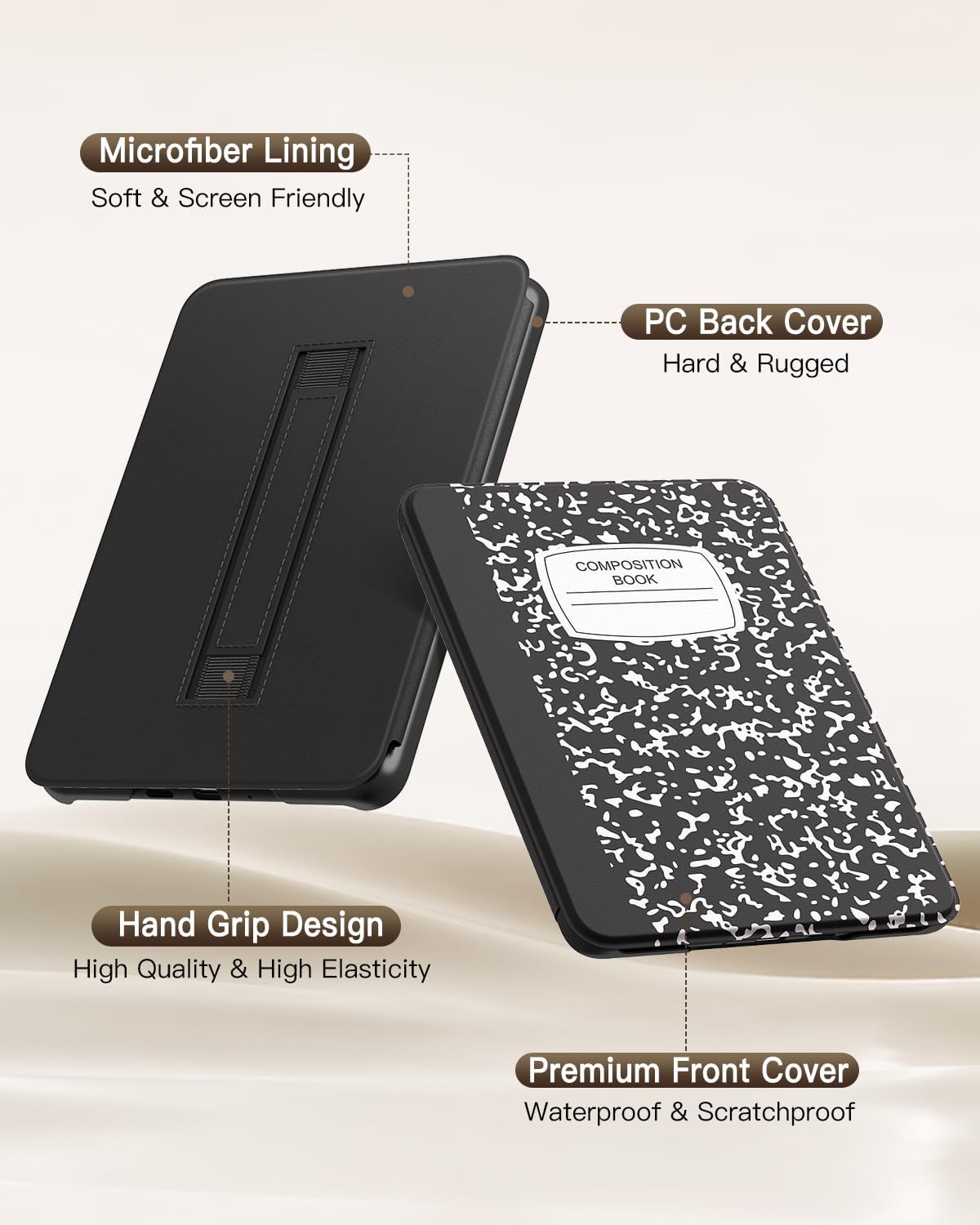 ESTUCHE MOKO PARA KINDLE PAPERWHITE 7' 12ª GEN 2024 NEGRO - 5