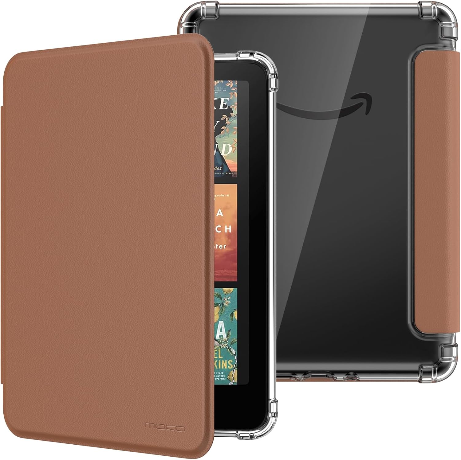 ESTUCHE MOKO PARA KINDLE PAPERWHITE 12ª GEN Y COLORSOFT 2024 MARRÓN - 1
