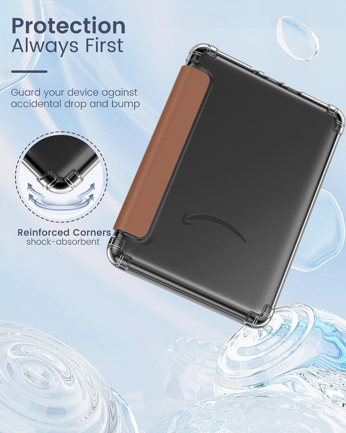 ESTUCHE MOKO PARA KINDLE PAPERWHITE 12ª GEN Y COLORSOFT 2024 MARRÓN - 3