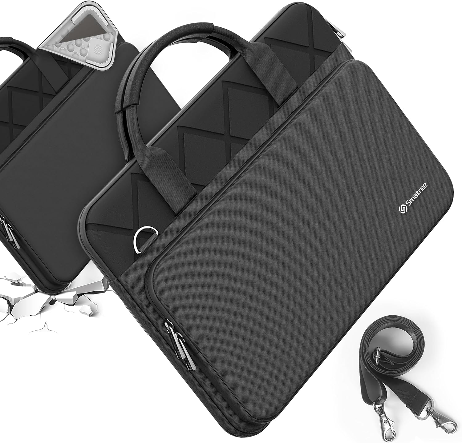 FUNDA PARA LAPTOP SMATREE CITYEDGE PARA GIGABYTE AORUS MASTER 18 AM8H DE 18 PULGADAS - 1