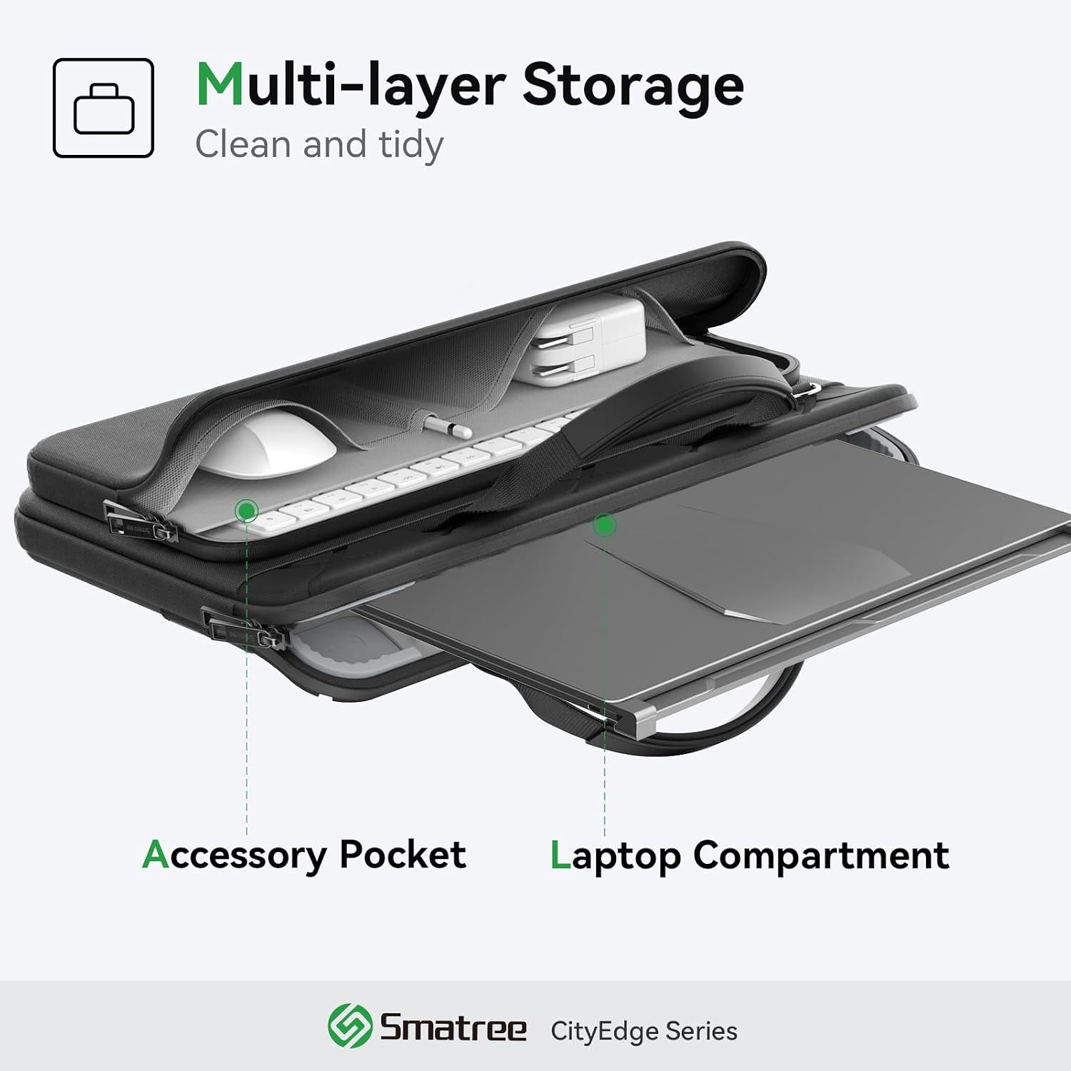 FUNDA PARA LAPTOP SMATREE CITYEDGE PARA GIGABYTE AORUS MASTER 18 AM8H DE 18 PULGADAS - 3