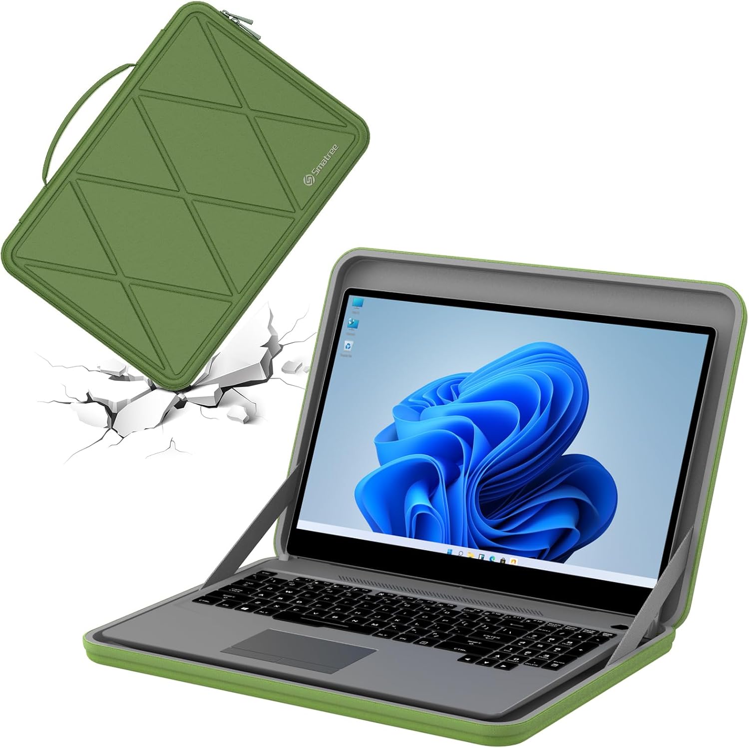 FUNDA RÍGIDA PARA LAPTOP SMATREE M118G 17 PULGADAS - 1