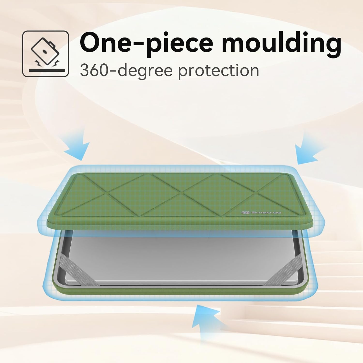 FUNDA RÍGIDA PARA LAPTOP SMATREE M118G 17 PULGADAS - 3