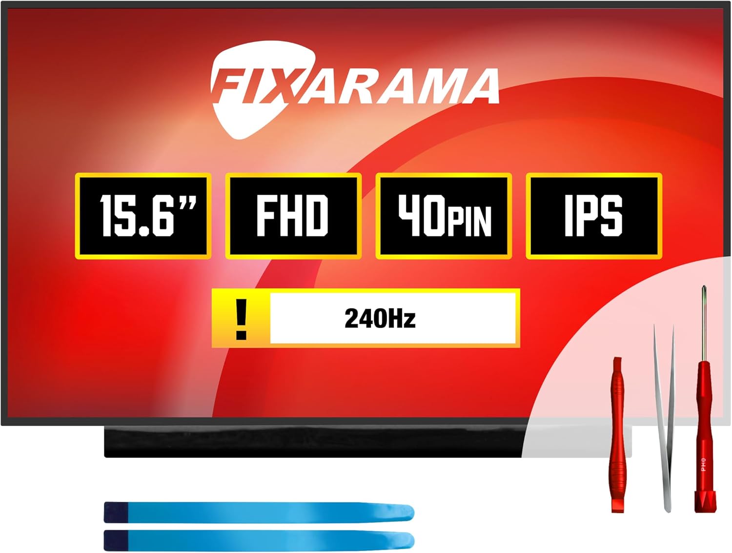 PANTALLA DE REEMPLAZO FIXARAMA PARA GIGABYTE AORUS 15P KD / 15P XD 15.6 PULGADAS FHD 240HZ MATTE IPS - 1