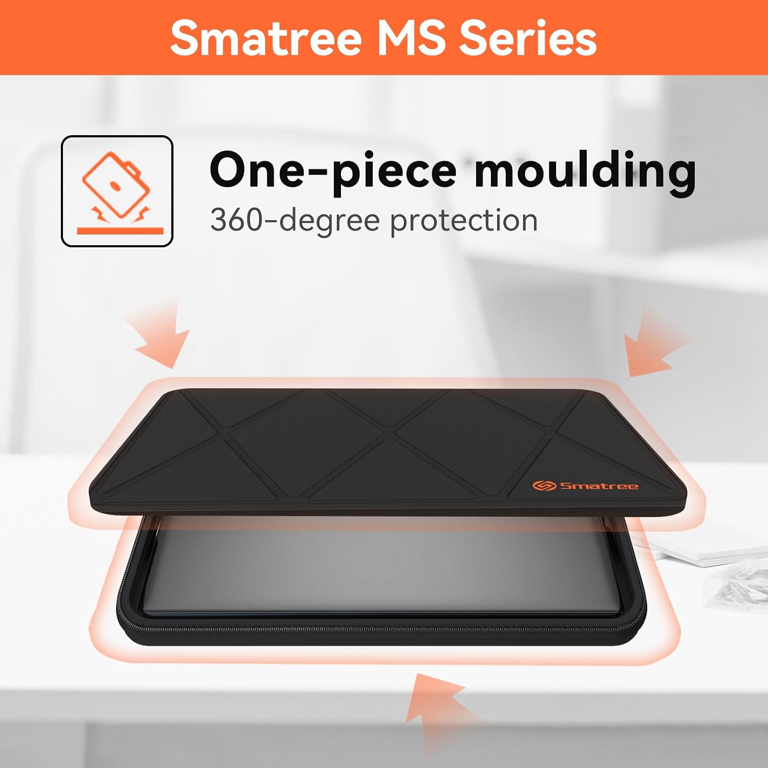 FUNDA RÍGIDA CON SOPORTE SMATREE MS98 PARA LAPTOP GIGABYTE AORUS G6X 16 PULGADAS 2024 - 5
