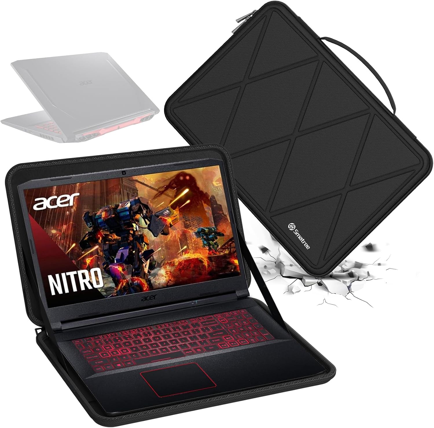 FUNDA RÍGIDA SMATREE PARA LAPTOP ACER NITRO 5 AN517-54-79L1 17.3 PULGADAS - 1