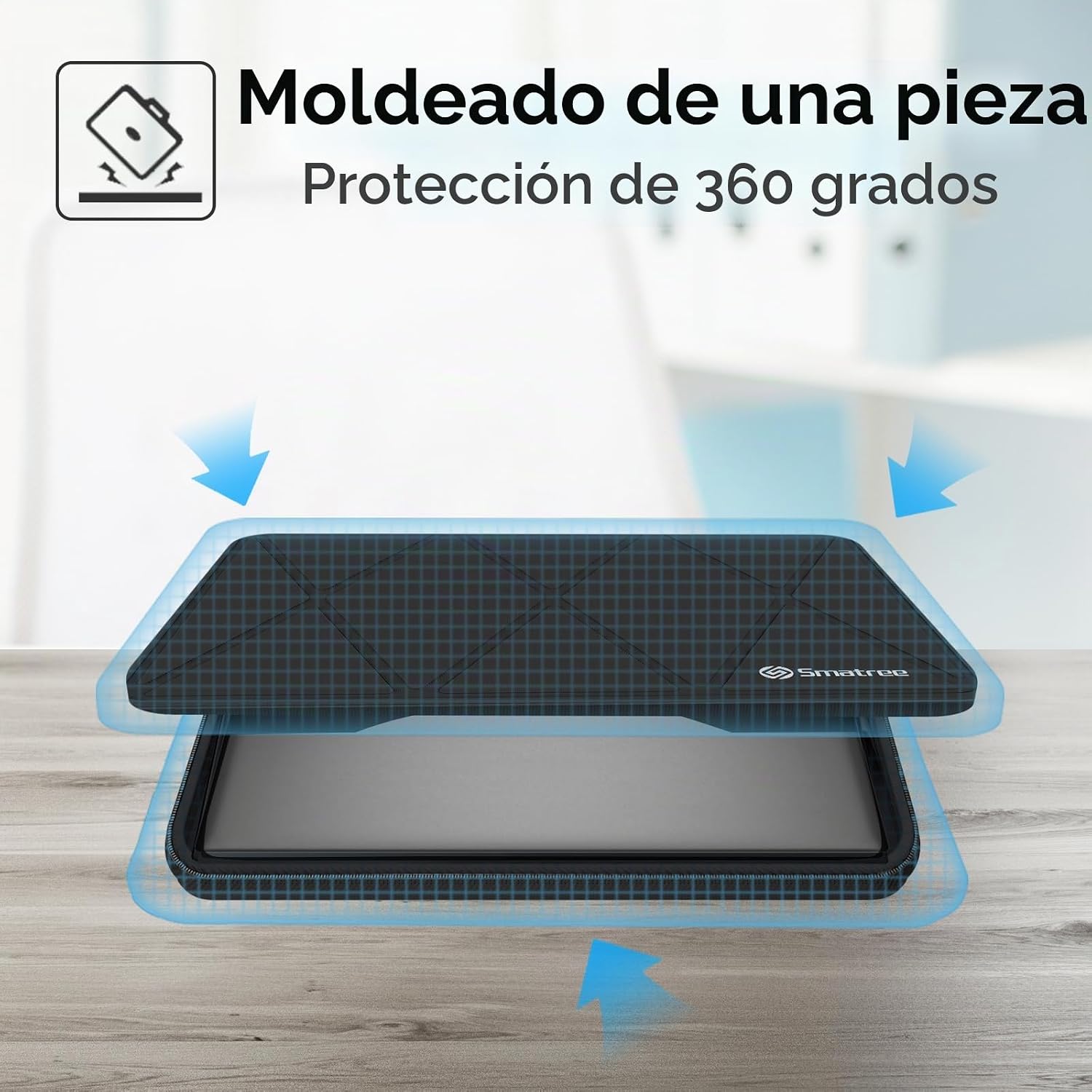 FUNDA RÍGIDA SMATREE PARA LAPTOP ACER NITRO 5 AN517-54-79L1 17.3 PULGADAS - 3