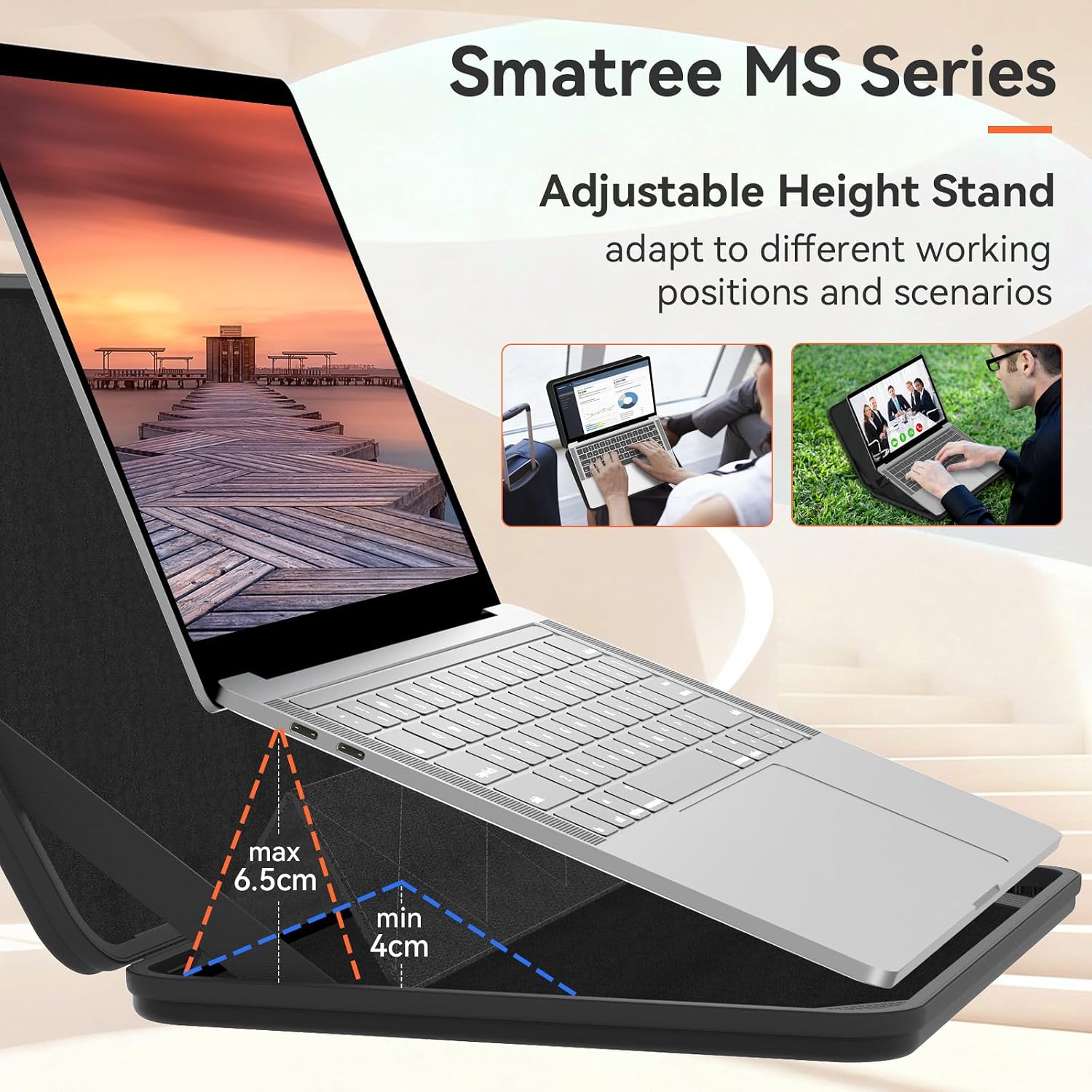 FUNDA RÍGIDA PARA LAPTOP SMATREE MS122 17 PULGADAS - 3