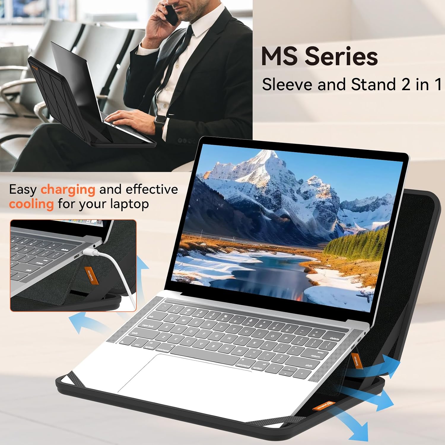 FUNDA RÍGIDA PARA LAPTOP SMATREE MS122 17 PULGADAS - 4