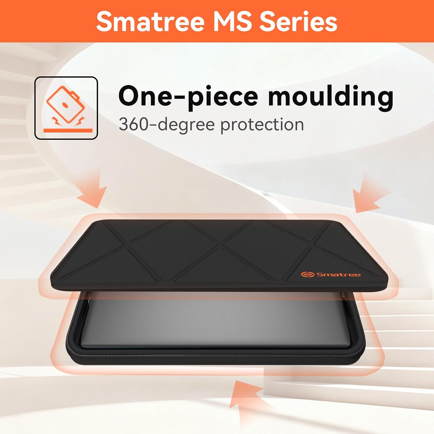 FUNDA RÍGIDA PARA LAPTOP SMATREE MS122 17 PULGADAS - 5