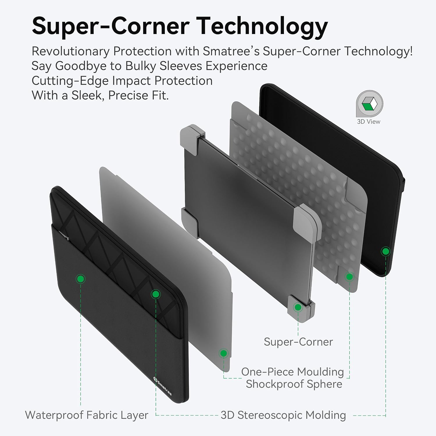 FUNDA PARA LAPTOP SMATREE ELITE PARA IPAD PRO 12.9 PULGADAS 2017 - 2