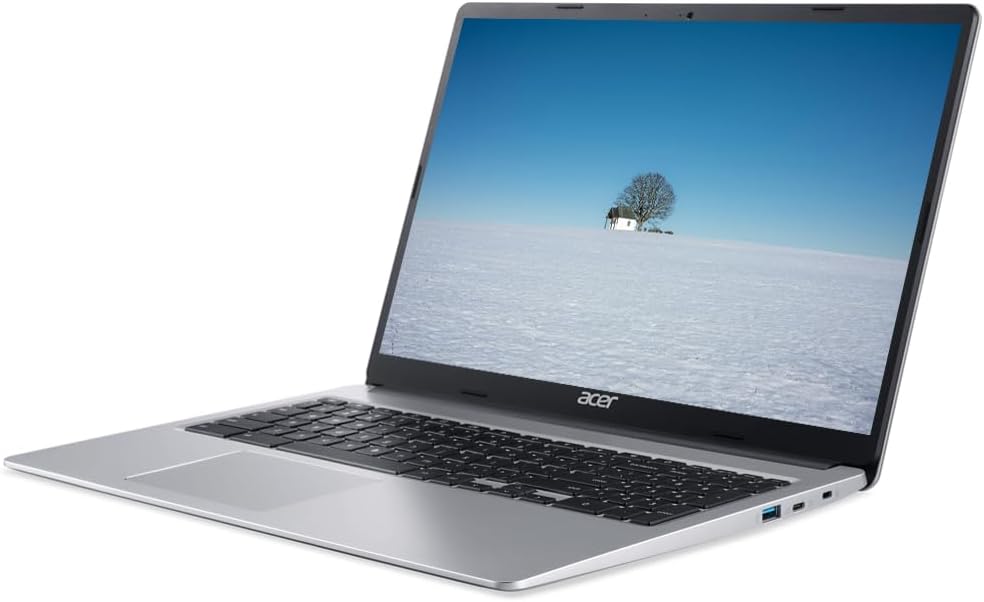 LAPTOP ACER CHROMEBOOK 15.6' INTEL CELERON 4GB 128GB EMMC GRIS DOVE RENOVADA - 1